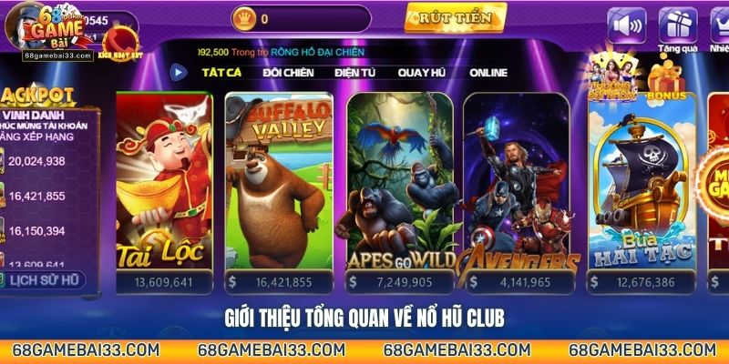 Giới thiệu tổng quan về Nổ Hũ Club