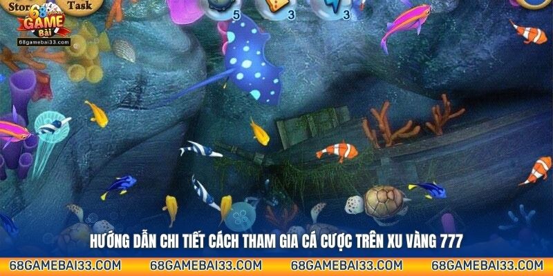 Hướng dẫn chi tiết cách tham gia cá cược trên Xu Vàng 777