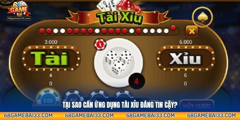 Tại sao cần ứng dụng Tài Xỉu đáng tin cậy?